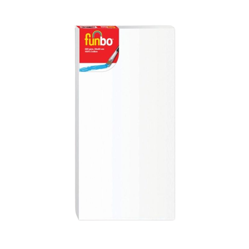 Funbo Stretched canvas 380 gms 20X40 cm